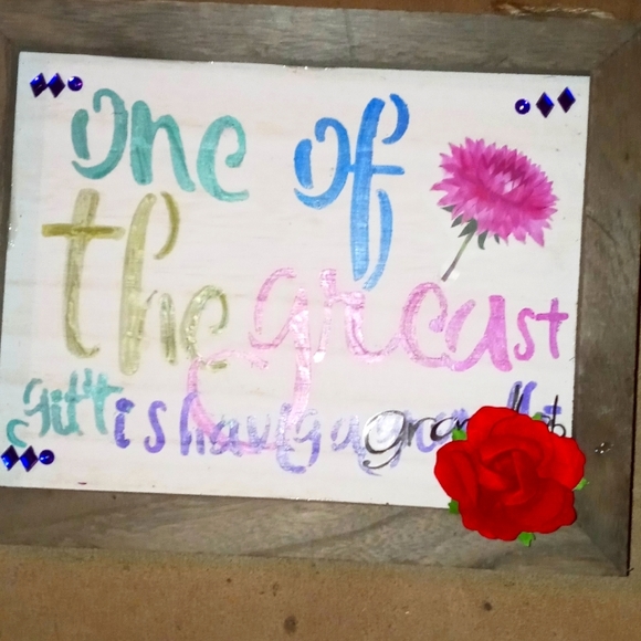 Art | Handmade Sign Made By Carrie Great For Home Decor | Poshmark